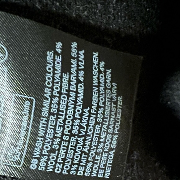 H&M Mock-neck Sweater w/ Silver Sparkles - Picture 8 of 8